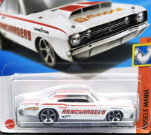 Load image into Gallery viewer, Hot Wheels 2024 '68 Dodge Dart White #142 Muscle Mania 1/5 New Long Card
