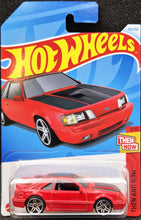 Load image into Gallery viewer, Hot Wheels 2024 '84 Mustang SVO Red #192 Then and Now 2/10 New Long Card