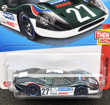 Load image into Gallery viewer, Hot Wheels 2024 '67 Ford GT40 Mk.IV Dark Green #220 Then and Now 5/10 New Long Card
