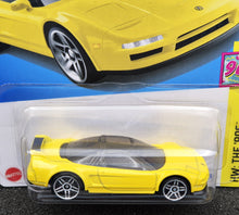 Load image into Gallery viewer, Hot Wheels 2024 '90 Acura NSX Yellow #175 HW: The '90s 2/10 New Long Card