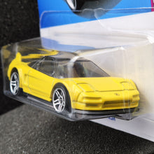 Load image into Gallery viewer, Hot Wheels 2024 '90 Acura NSX Yellow #175 HW: The '90s 2/10 New Long Card