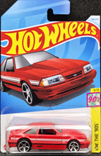 Load image into Gallery viewer, Hot Wheels 2024 '92 Ford Mustang Red #194 HW: The '90s 3/10 New Long Card