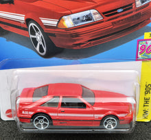 Load image into Gallery viewer, Hot Wheels 2024 '92 Ford Mustang Red #194 HW: The '90s 3/10 New Long Card