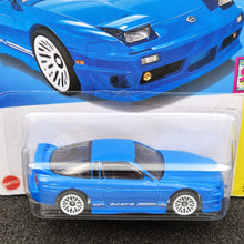 Load image into Gallery viewer, Hot Wheels 2024 '96 Nissan 180SX Type X Sky Blue #211 HW: The '90s 6/10 New Long Card