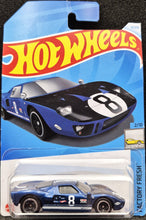 Load image into Gallery viewer, Hot Wheels 2024 Ford GT40 Dark Blue #12 Factory Fresh 2/10 New Long Card