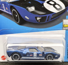 Load image into Gallery viewer, Hot Wheels 2024 Ford GT40 Dark Blue #12 Factory Fresh 2/10 New Long Card