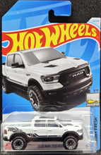 Load image into Gallery viewer, Hot Wheels 2024 2020 RAM 1500 Rebal White #24 Factory Fresh 3/10 New Long Card