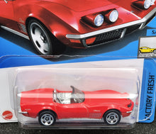 Load image into Gallery viewer, Hot Wheels 2024 '72 Stingray Convertible Red #47 Factory Fresh 5/10 New Long Card