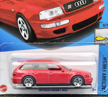 Load image into Gallery viewer, Hot Wheels 2024 '94 Audi Avant RS2 Red #133 Factory Fresh 9/10 New Long Card