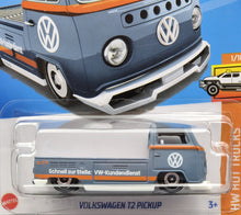 Load image into Gallery viewer, Hot Wheels 2024 Volkswagen T2 Pickup Gunmetal Grey Grey #42 HW Hot Trucks 1/10 New Long Card