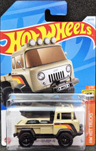 Load image into Gallery viewer, Hot Wheels 2024 '57 Jeep FC Tan HW Hot Trucks 3/10 New Long Card
