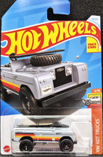 Load image into Gallery viewer, Hot Wheels 2024 Land Rover Series II Light Grey #92 HW Hot Trucks 5/10 New Long Card