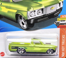 Load image into Gallery viewer, Hot Wheels 2024 Custom '72 Chevy Luv Green #118 HW Hot Trucks 6/10 New Long Card