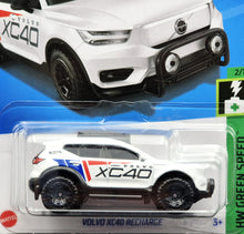 Load image into Gallery viewer, Hot Wheels 2024 Volvo XC40 Recharge White #14 HW Green Speed 2/10 New Long Card