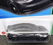 Load image into Gallery viewer, Hot Wheels 2024 Tesla Model Y Black #15 HW Green Speed 3/10 New Long Card