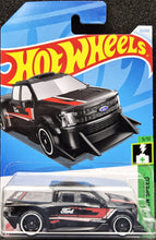 Load image into Gallery viewer, Hot Wheels 2024 Ford F-150 Lightning Custom Black #37 HW Green Speed 5/10 New Long Card