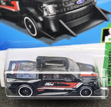 Load image into Gallery viewer, Hot Wheels 2024 Ford F-150 Lightning Custom Black #37 HW Green Speed 5/10 New Long Card