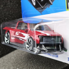 Load image into Gallery viewer, Hot Wheels 2024 Ford F-150 Lightning Custom Red #37 HW Green Speed 5/10 New Long Card