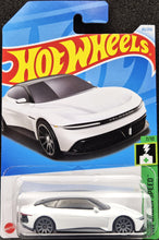 Load image into Gallery viewer, Hot Wheels 2024 DeLorean Alphas White #85 HW Green Speed 7/10 New Long Card