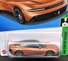 Load image into Gallery viewer, Hot Wheels 2024 DeLorean Alphas Copper #85 HW Green Speed 7/10 New Long Card