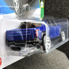 Load image into Gallery viewer, Hot Wheels 2024 Silverado EV RST Blue #110 HW Green Speed 8/10 New Long Card