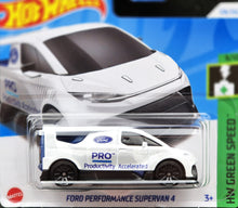 Load image into Gallery viewer, Hot Wheels 2024 Ford Performance Supervan 4 White #128 HW Green Speed 9/10 New