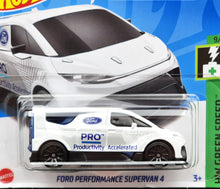 Load image into Gallery viewer, Hot Wheels 2024 Ford Performance Supervan 4 White #128 HW Green Speed 9/10 New