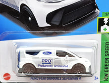 Load image into Gallery viewer, Hot Wheels 2024 Ford Performance Supervan 4 White #128 HW Green Speed 9/10 New Long Card
