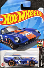 Load image into Gallery viewer, Hot Wheels 2024 Shelby Cobra Daytona Coupe Dark Blue #122 HW Race Day 5/10 New Long Card