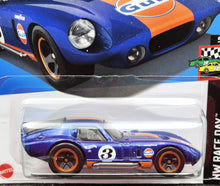 Load image into Gallery viewer, Hot Wheels 2024 Shelby Cobra Daytona Coupe Dark Blue #122 HW Race Day 5/10 New Long Card