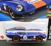 Load image into Gallery viewer, Hot Wheels 2024 Shelby Cobra Daytona Coupe Dark Blue #122 HW Race Day 5/10 New Long Card
