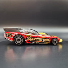 Load image into Gallery viewer, Hot Wheels 2022 Supercharged (Funny Car) Red #221 HW Drag Strip 5/10