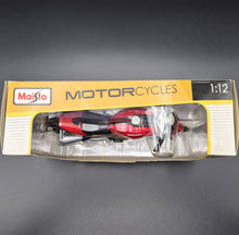 Load image into Gallery viewer, Maisto 2014 Ducati Monster 696 Red 1:12 Die Cast Motorbike
