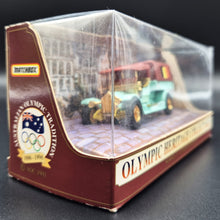 Load image into Gallery viewer, Matchbox 1918 Crossley Pickup Truck Light Green Olympic Heritage Collectable - Antwerp 1920