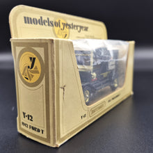 Load image into Gallery viewer, Matchbox 1912 Ford Model T Captain Morgan Black Models Of Yesteryear Y12