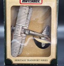 Load image into Gallery viewer, Matchbox No.5 Royal Mail Bi-Plane (Stearman SB-39) Silver 1:64 Hertiage Transport Series