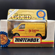 Load image into Gallery viewer, Matchbox 1990 Ford Transit Van Yellow Australia Post Express Post
