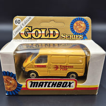 Load image into Gallery viewer, Matchbox 1990 Ford Transit Van Yellow Australia Post Express Post