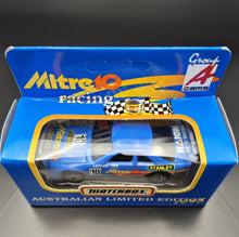 Load image into Gallery viewer, Matchbox 1995 Ford Thunderbird Stock Car Blue Promotional - Mitre 10 - Mark Larkam