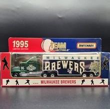 Load image into Gallery viewer, Matchbox 1995 Kenworth T600 Semi Truck Milwaukee Brewers Team Collectible MLB95 - CY-112