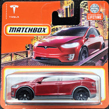 Load image into Gallery viewer, Matchbox 2024 Tesla Model X Red #18 MBX Metro New