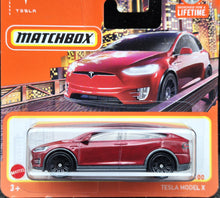 Load image into Gallery viewer, Matchbox 2024 Tesla Model X Red #18 MBX Metro New