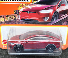 Load image into Gallery viewer, Matchbox 2024 Tesla Model X Red #18 MBX Metro New