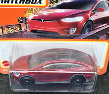 Load image into Gallery viewer, Matchbox 2024 Tesla Model X Red #18 MBX Metro New