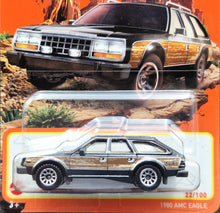 Load image into Gallery viewer, Matchbox 2024 1980 AMC Eagle Black #22 MBX Adventure New Long Card