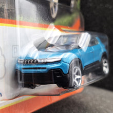 Load image into Gallery viewer, Matchbox 2024 2023 Jeep Avenger Aqua Blue #46 MBX Roadtrip New Long Card