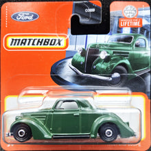 Load image into Gallery viewer, Matchbox 2024 1936 Ford Coupe Dark Green #62 MBX Showroom #62 New