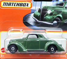 Load image into Gallery viewer, Matchbox 2024 1936 Ford Coupe Dark Green #62 MBX Showroom #62 New