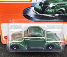 Load image into Gallery viewer, Matchbox 2024 1936 Ford Coupe Dark Green #62 MBX Showroom #62 New