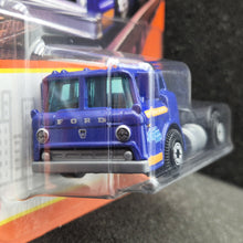 Load image into Gallery viewer, Matchbox 2024 1965 Ford C900 Purple #70 MBX Metro New Long Card